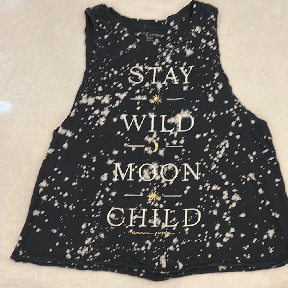Black Graphic spiritual gangster Tank Top